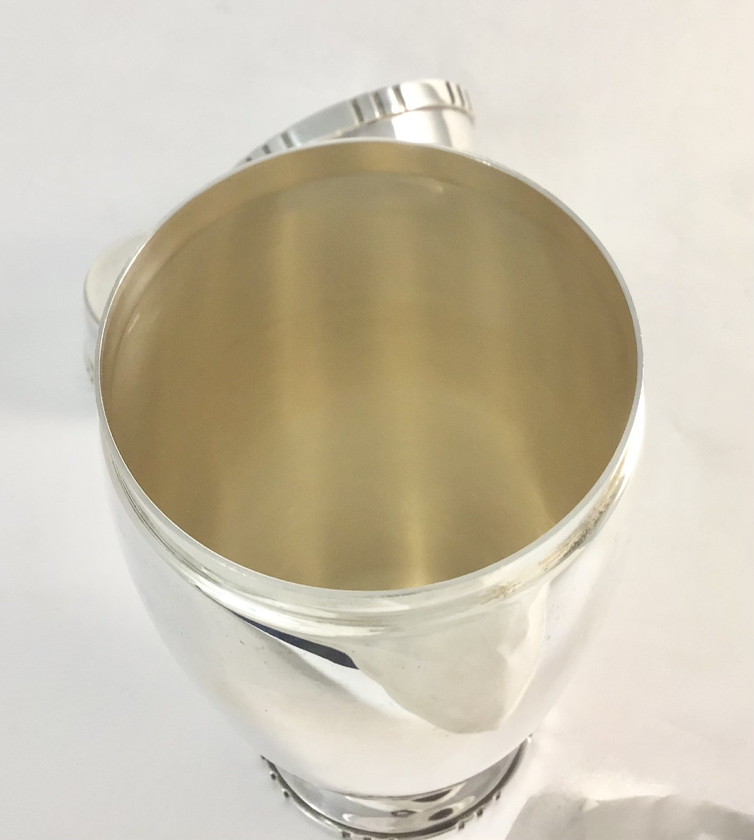 Shaker En Argent Massif , Wolfers Frères Bruxelles Vers 1925-1935, Art Déco -photo-2