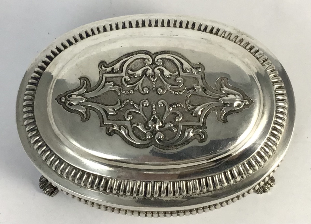 Augsbourg 1710-1720,  Boîte De Toilette En Argent Massif  Régence, Johann Christoph I Treffler -photo-2