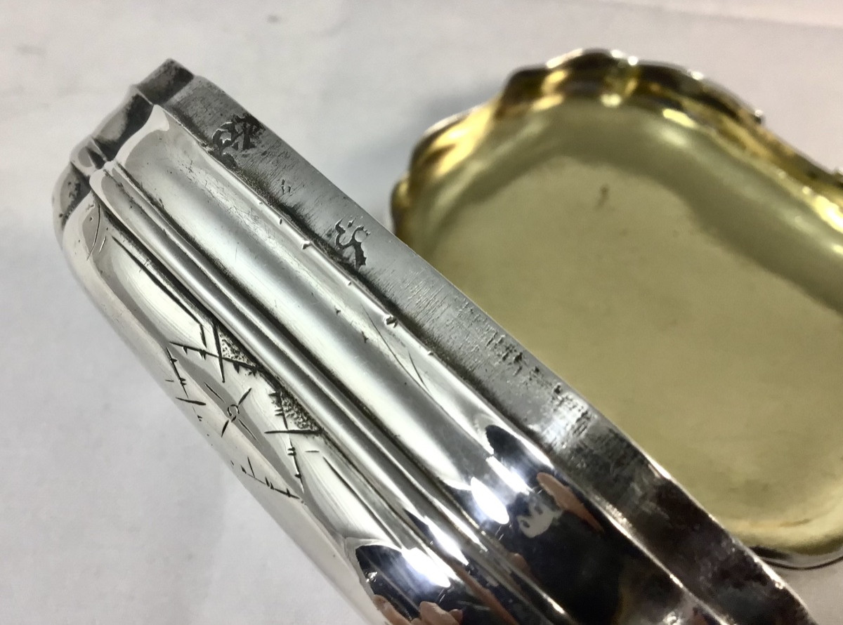 Ath 1747, Boîte à Priser En Argent Et Vermeil, Louis XV-photo-4