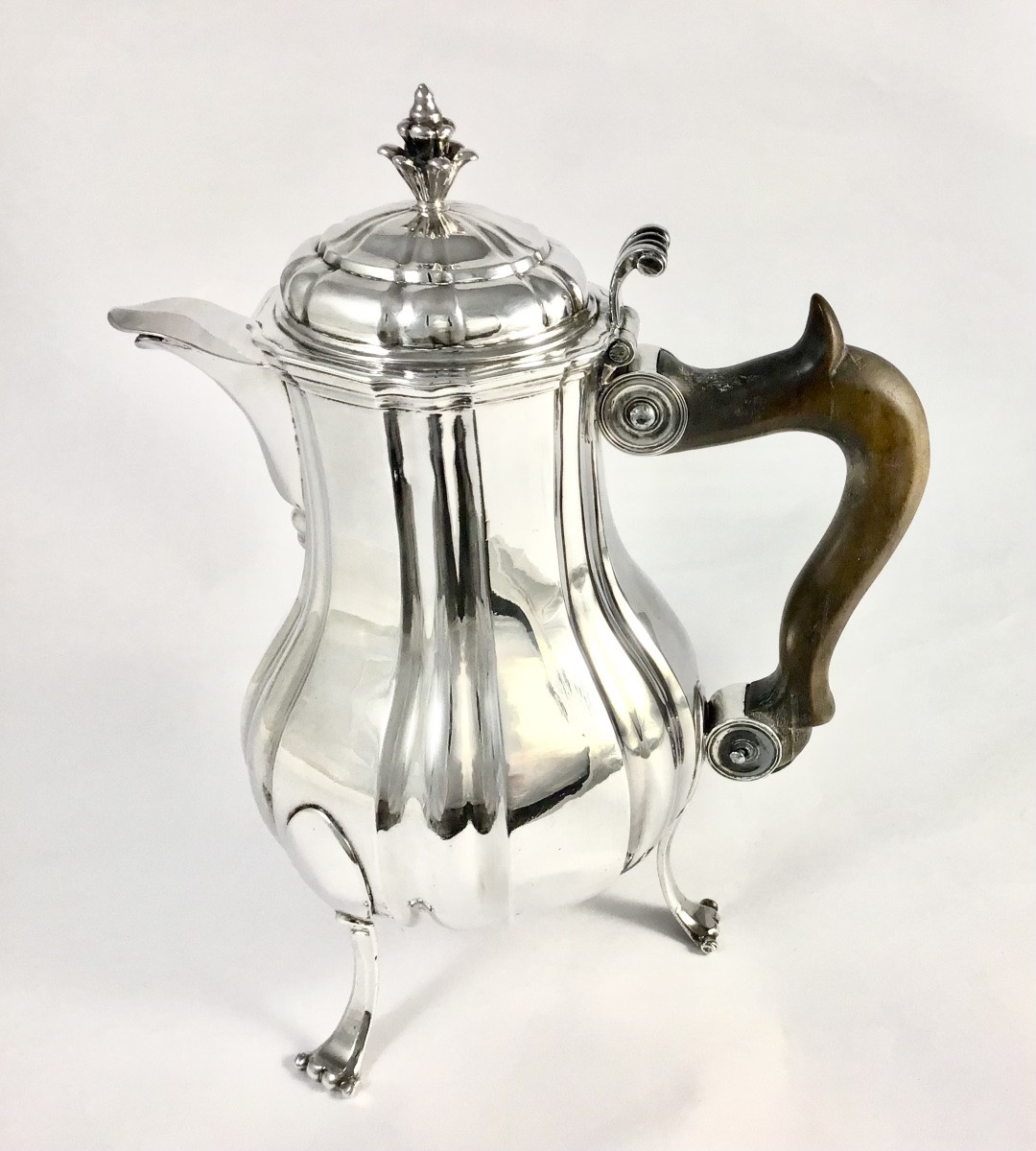 Lille 1757, Coffee Pot, Sébastien-joseph Pronnier, Solid Silver -photo-4