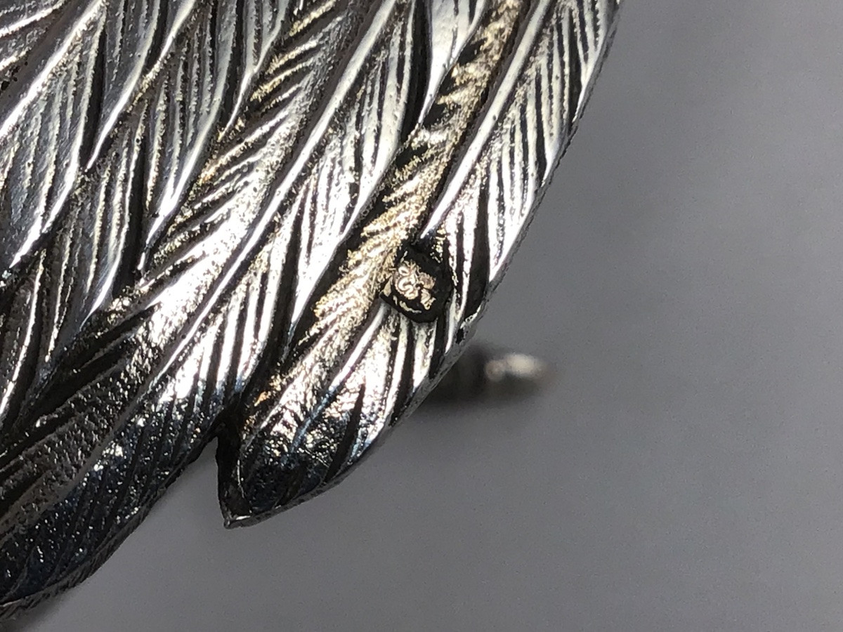 France, 950% Solid Silver, Pair Of Very Large Pheasants, Eschwege Silversmith-photo-2