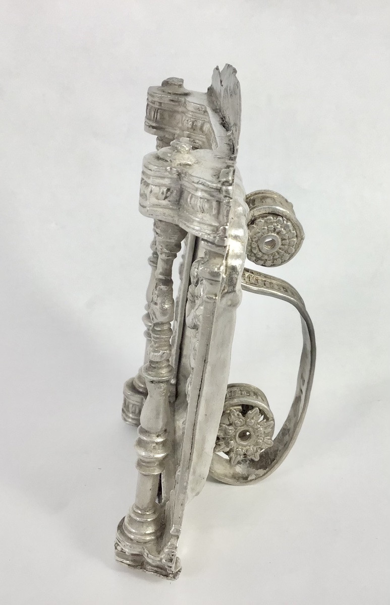 Spain 1570-1620, Kiss Of Peace, Portapaz, Pax, Osculatory, Phylactery, Solid Silver-photo-3