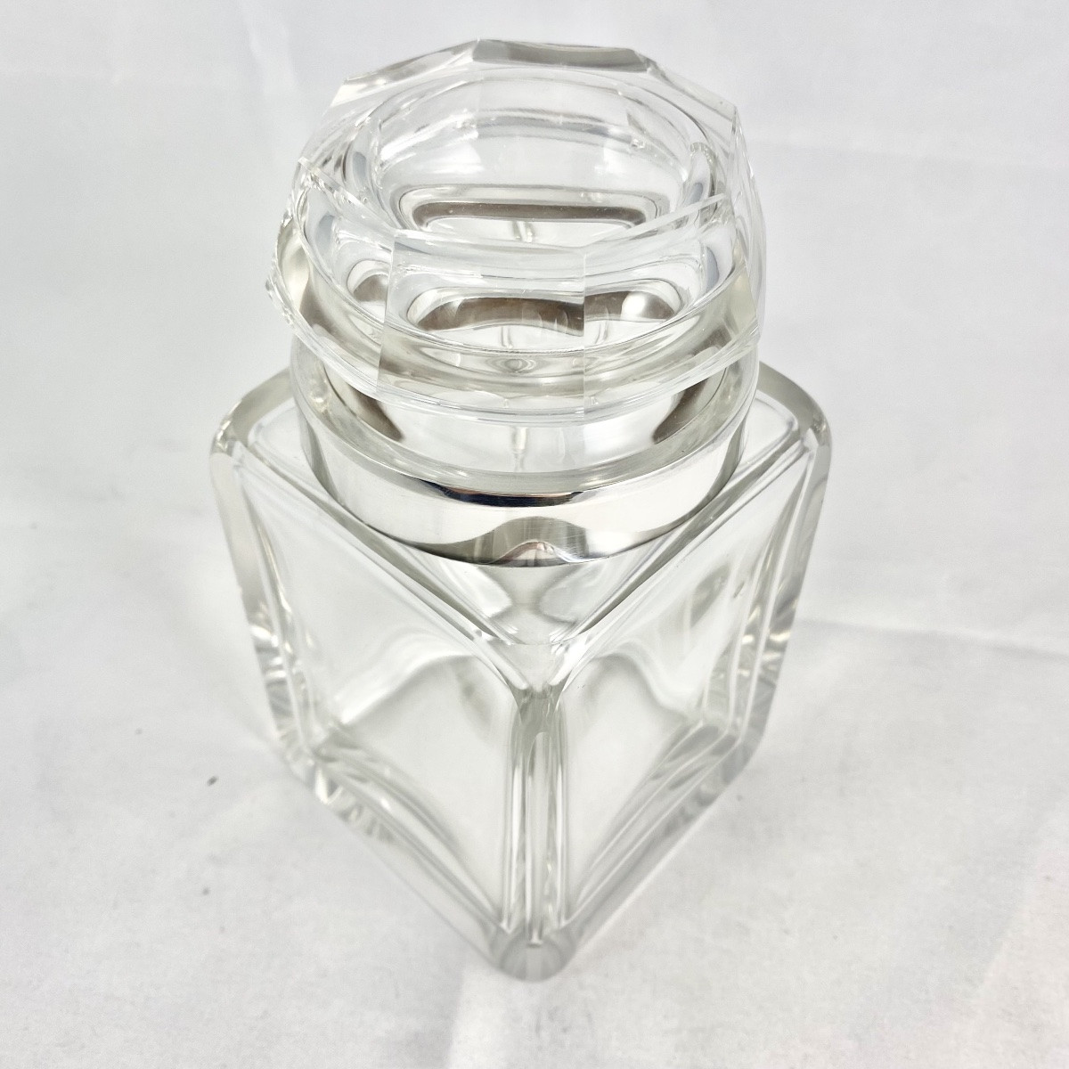 Jar For Cherries In Brandy, Paris 1920-1940, Solid Silver And Crystal, Ravinet-denfert-photo-4