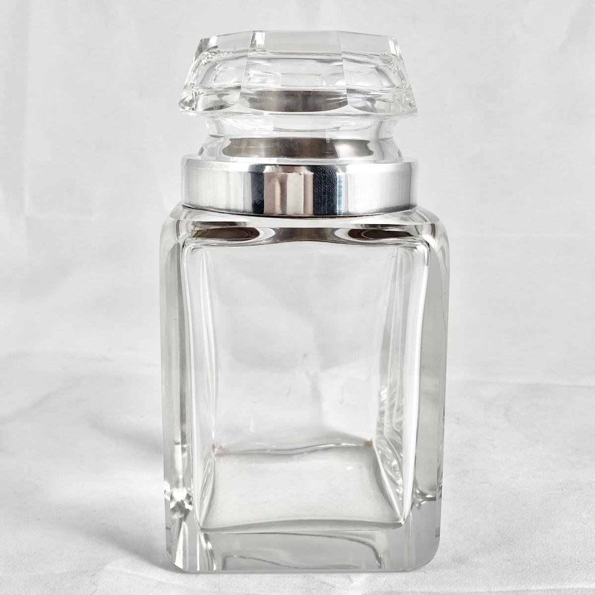Jar For Cherries In Brandy, Paris 1920-1940, Solid Silver And Crystal, Ravinet-denfert-photo-6