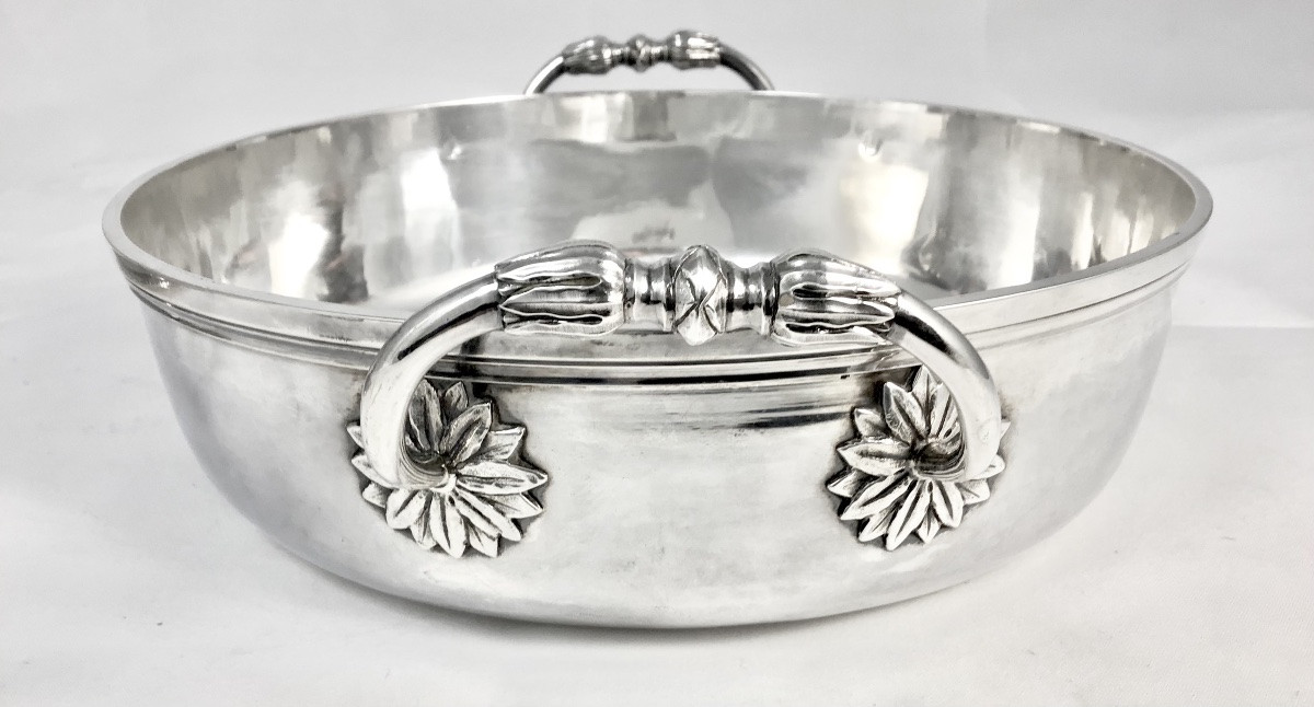 Paris 1809-1819, General Count Of Casabianca, Empire Vegetable Dish In Solid Silver -photo-3