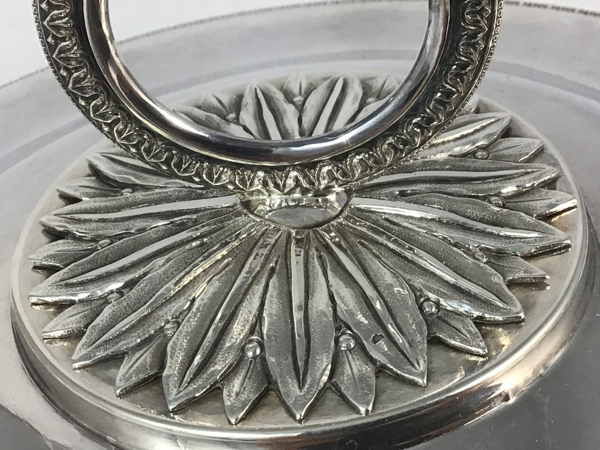 Paris 1809-1819, General Count Of Casabianca, Empire Vegetable Dish In Solid Silver -photo-2