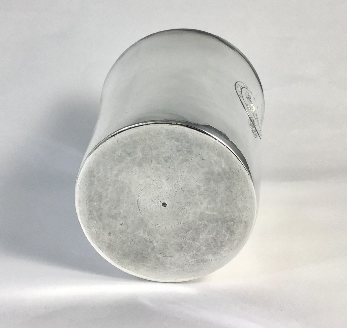 Order Of The Bath, Large Officer's Beaker  In Solid Silver And Vermeil, Tria Juncta In Uno-photo-7