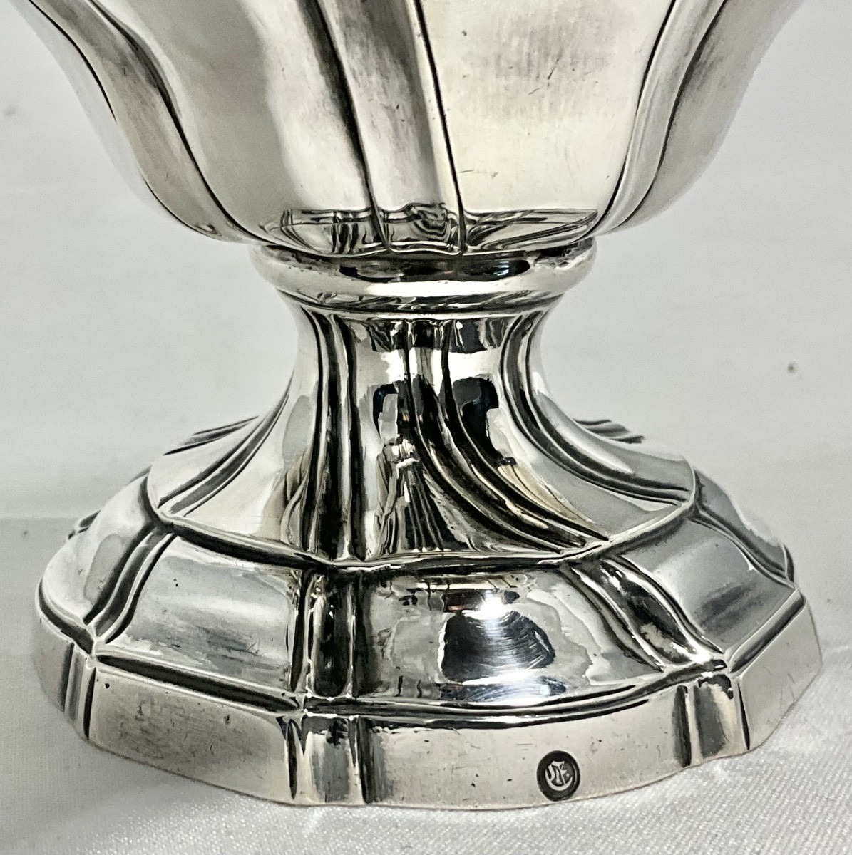 Brussels 1762, Louis XV Caster , Solid Silver, Ferdinand Millé-photo-6