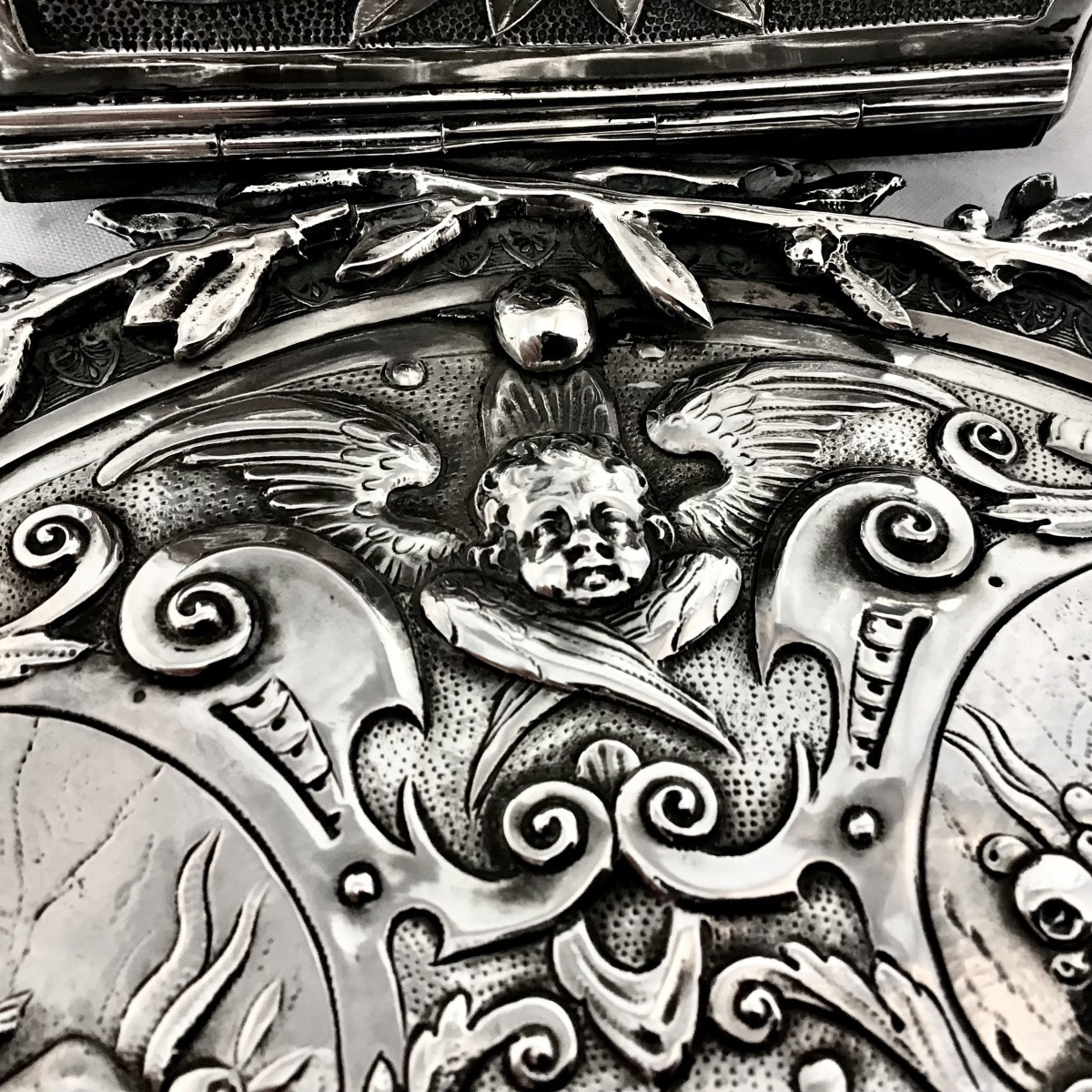 Antwerp 1814-1831, Solid Silver, Large Stoup-photo-2