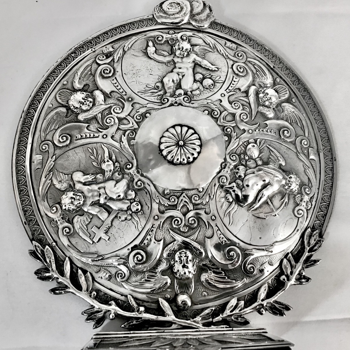 Antwerp 1814-1831, Solid Silver, Large Stoup-photo-6