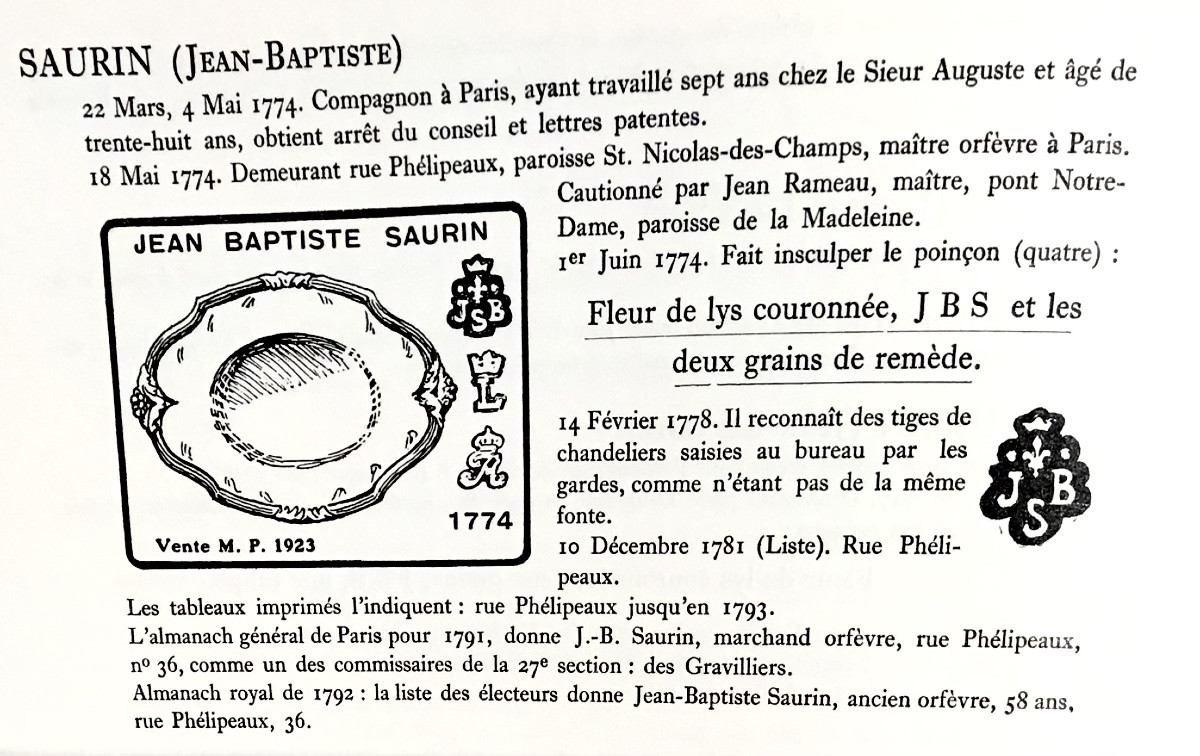 Paris 1780, Pair Of Travel Candlesticks, Sterling Silver, Louis XVI, Jean-baptiste Saurin-photo-6