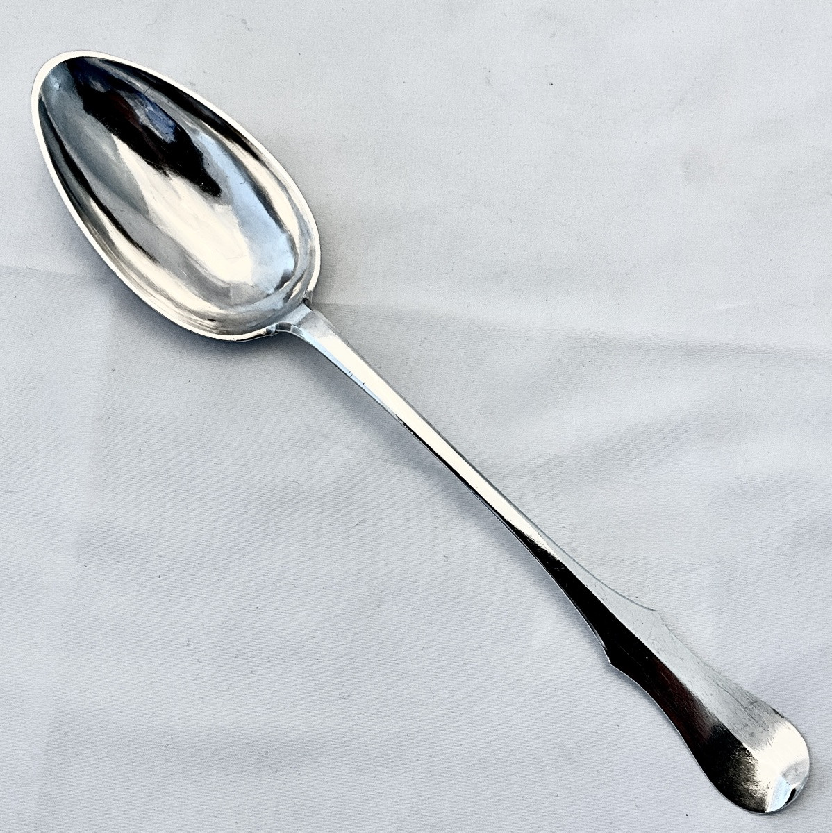 Ghent 1787, Stew Spoon, Solid Silver, Petrus Josephus Dupret Gent Zilver -photo-2