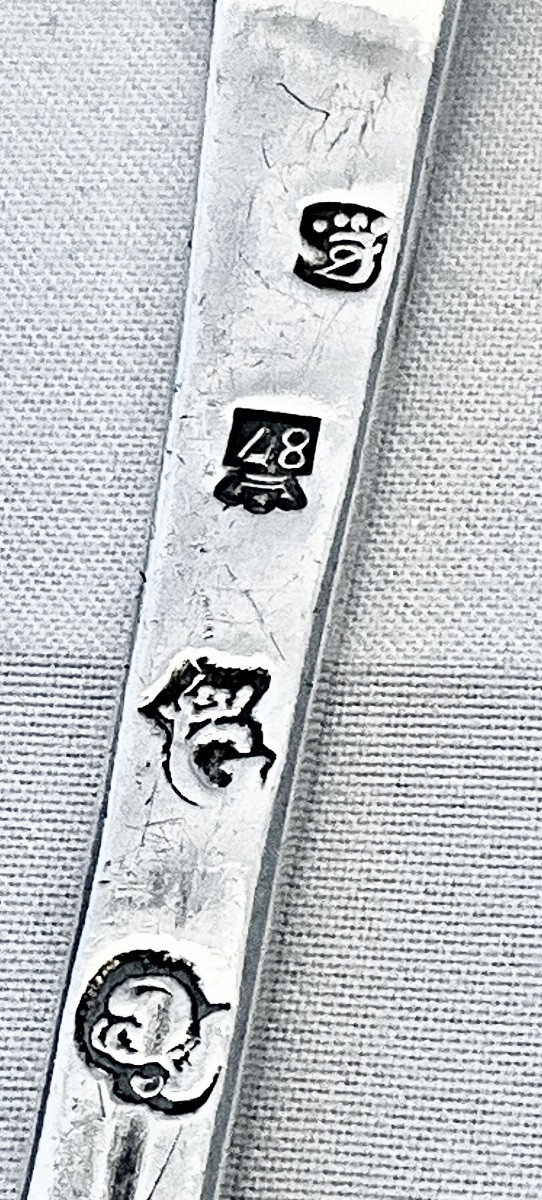 Ghent 1787, Stew Spoon, Solid Silver, Petrus Josephus Dupret Gent Zilver -photo-3