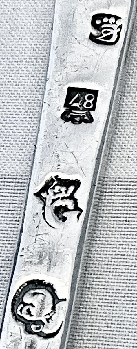 Ghent 1787, Stew Spoon, Solid Silver, Petrus Josephus Dupret Gent Zilver 