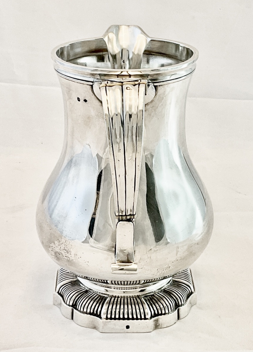 Puiforcat, Sterling  Silver, Water Jug, Beer Or Juice Jug, Water Pot, Ewer, Pitcher -photo-3
