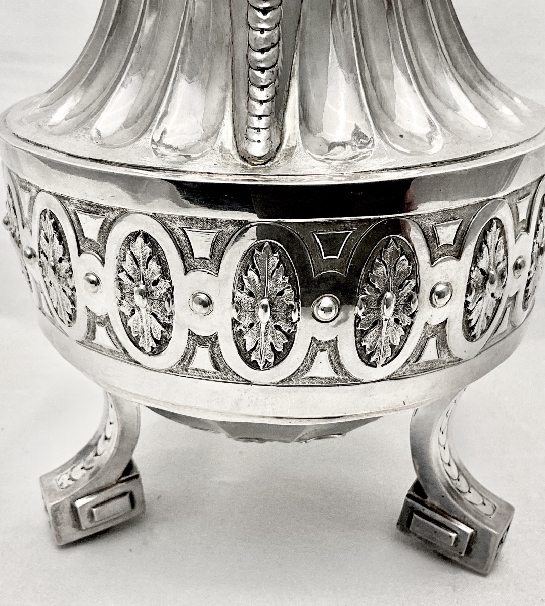 Bruges 1787, Coffee Pot, Solid Silver, Jacob Frans Ponchau, Louis XVI -photo-3