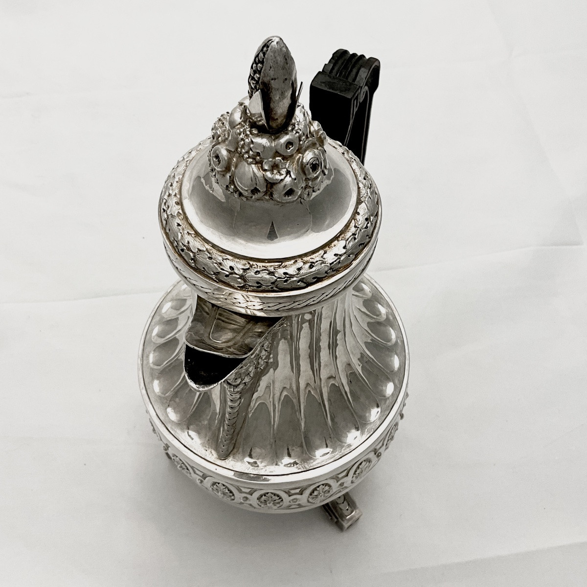 Bruges 1787, Coffee Pot, Solid Silver, Jacob Frans Ponchau, Louis XVI -photo-7