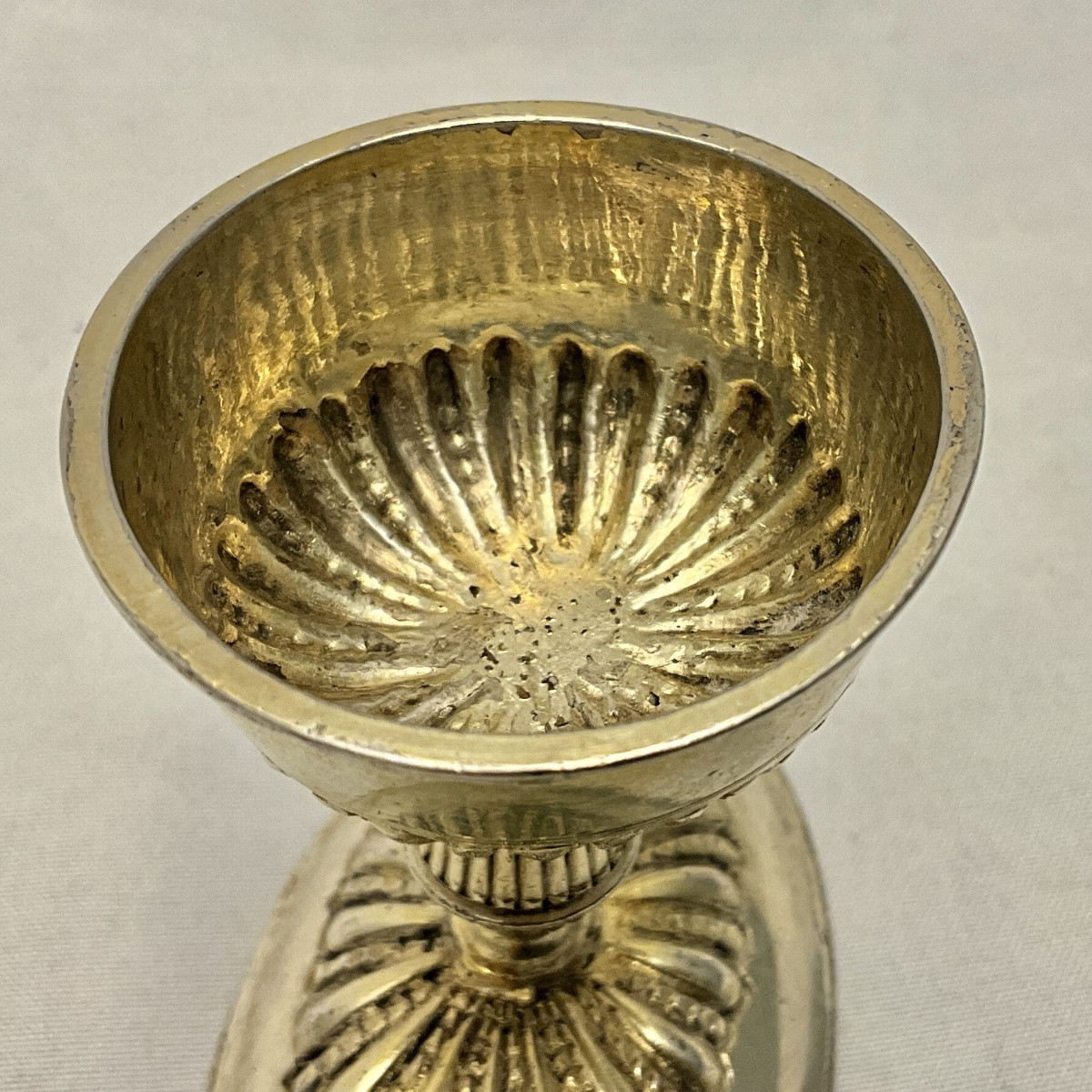 Augsburg 1690-1710, “doppeleierbecher” Egg Cup In Solid Silver And Vermeil, Johann Schmidt -photo-6