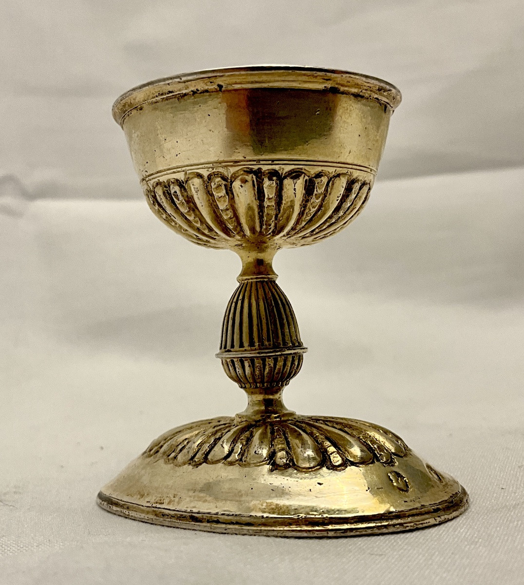 Augsburg 1690-1710, “doppeleierbecher” Egg Cup In Solid Silver And Vermeil, Johann Schmidt -photo-7