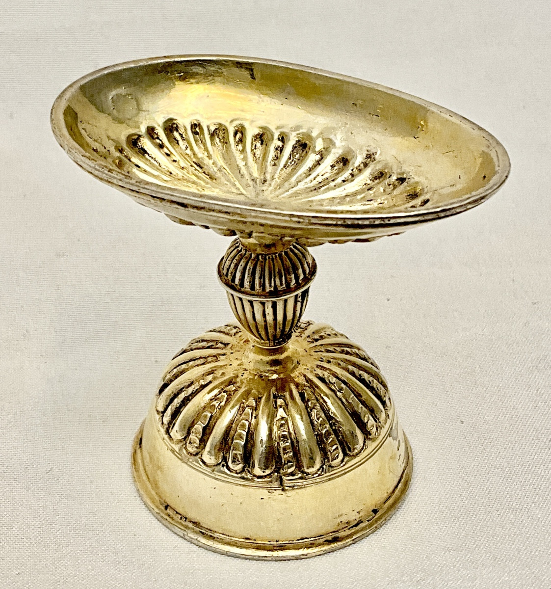 Augsburg 1690-1710, “doppeleierbecher” Egg Cup In Solid Silver And Vermeil, Johann Schmidt 