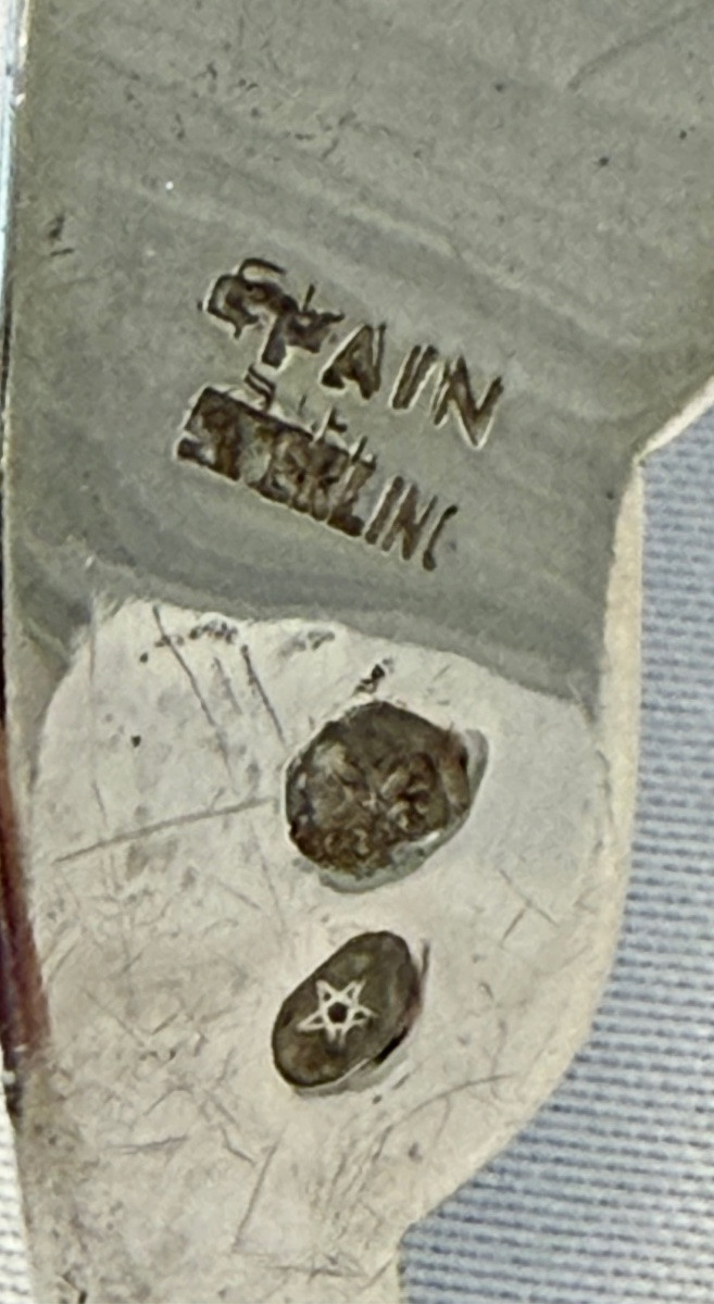 Solid Silver Swordfish, Spain 1940-1960, 916 Sterling Silver-photo-2