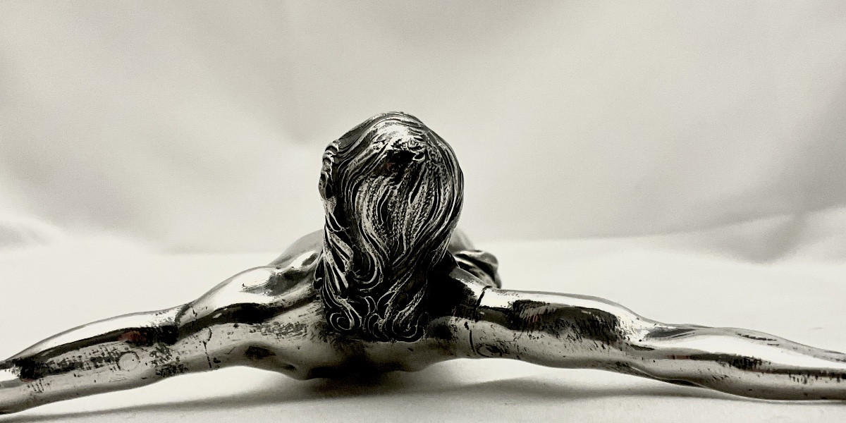 Flanders 1650-1700, Solid Silver Christ, In The Style Of Guglielmo Della Porta-photo-4