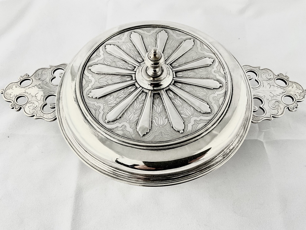 Caen , 1695-1715, Silver Bowl , Gabriel Poulain , Louis XIV-photo-3