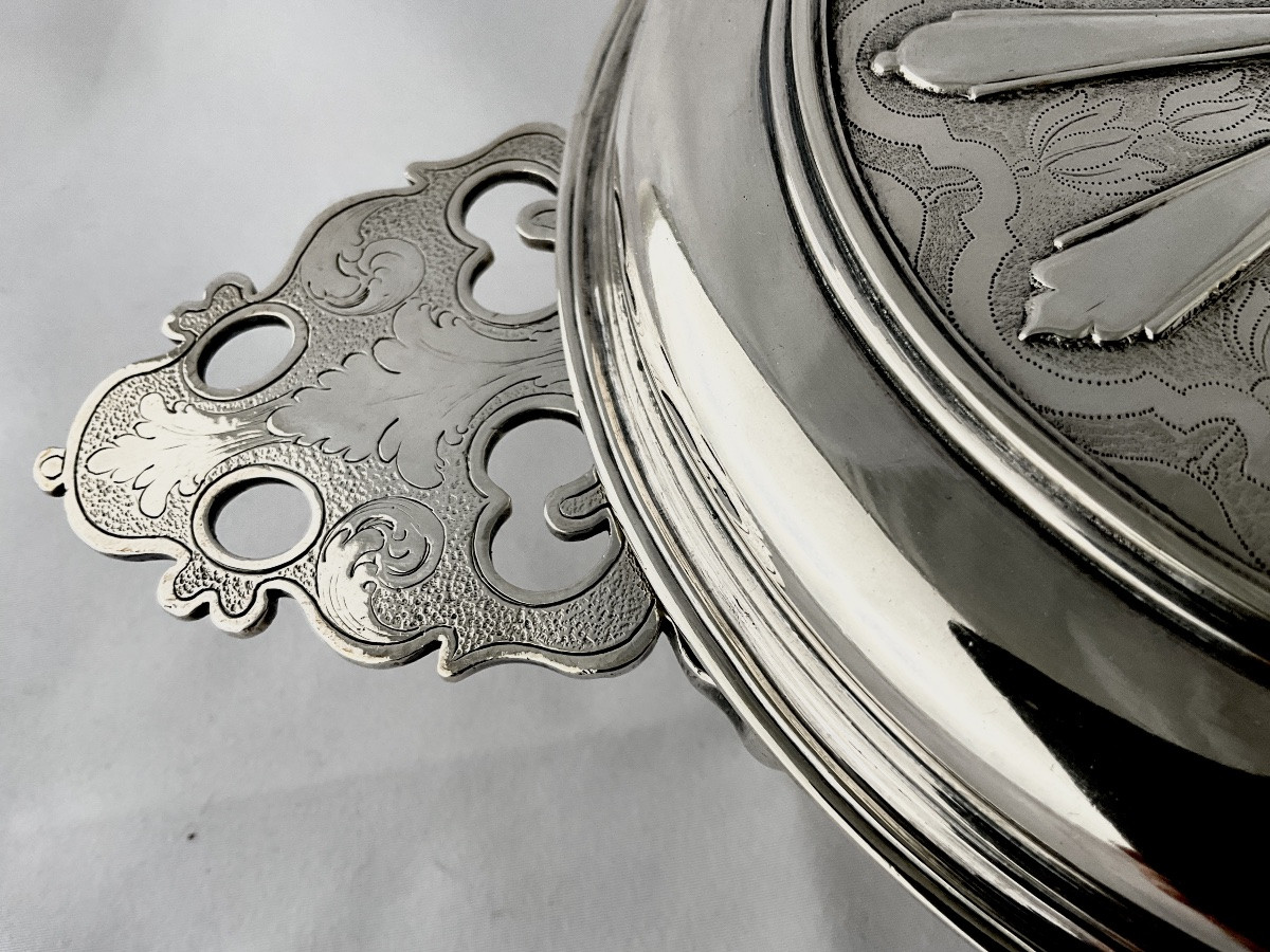 Caen , 1695-1715, Silver Bowl , Gabriel Poulain , Louis XIV-photo-4