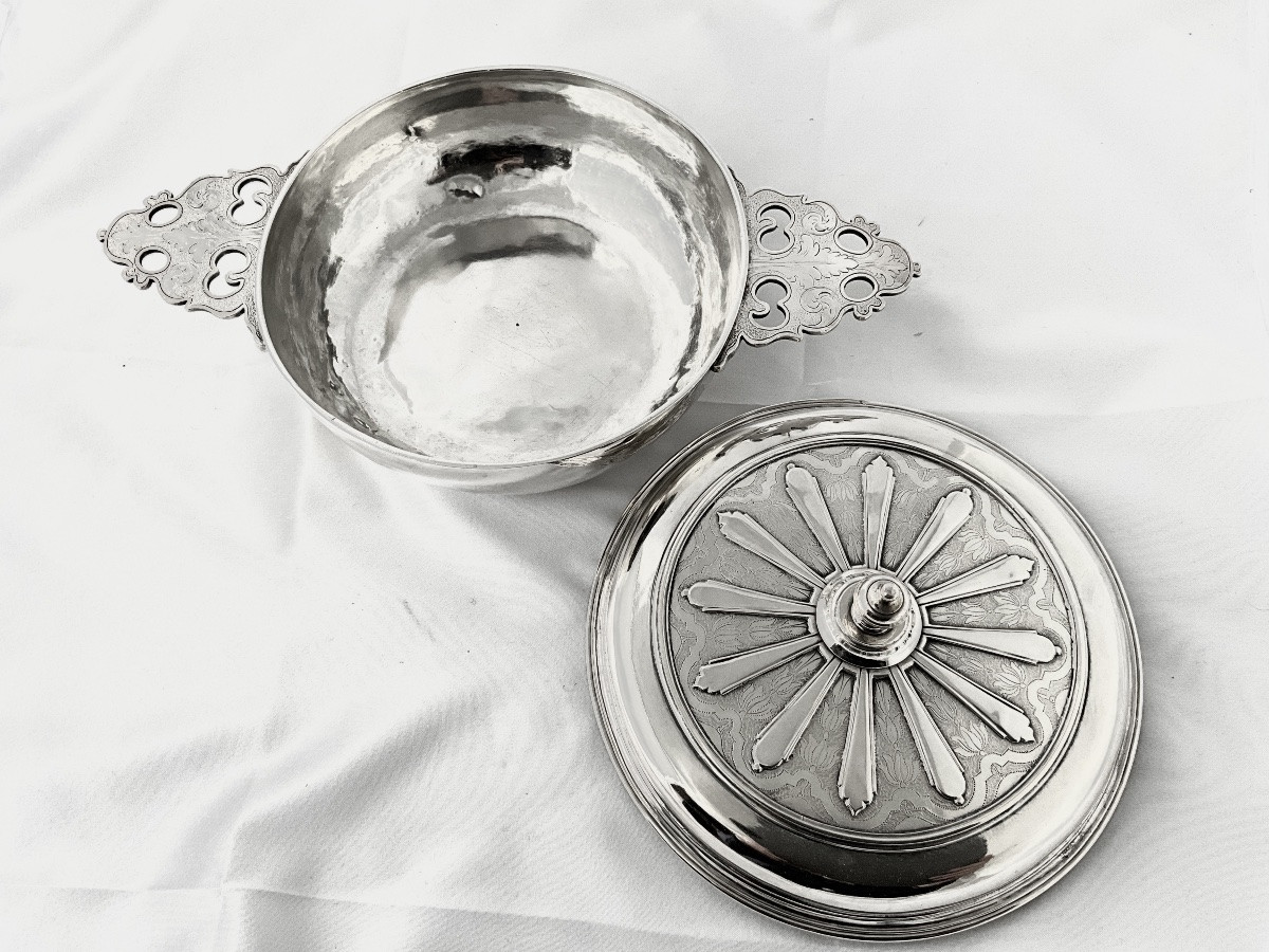 Caen , 1695-1715, Silver Bowl , Gabriel Poulain , Louis XIV-photo-1