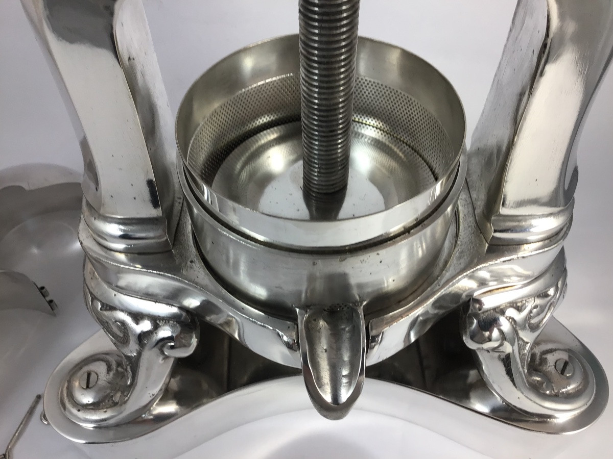 Duck Press , Silver Plated , Belgium 1900-1930, Lobster Press-photo-6