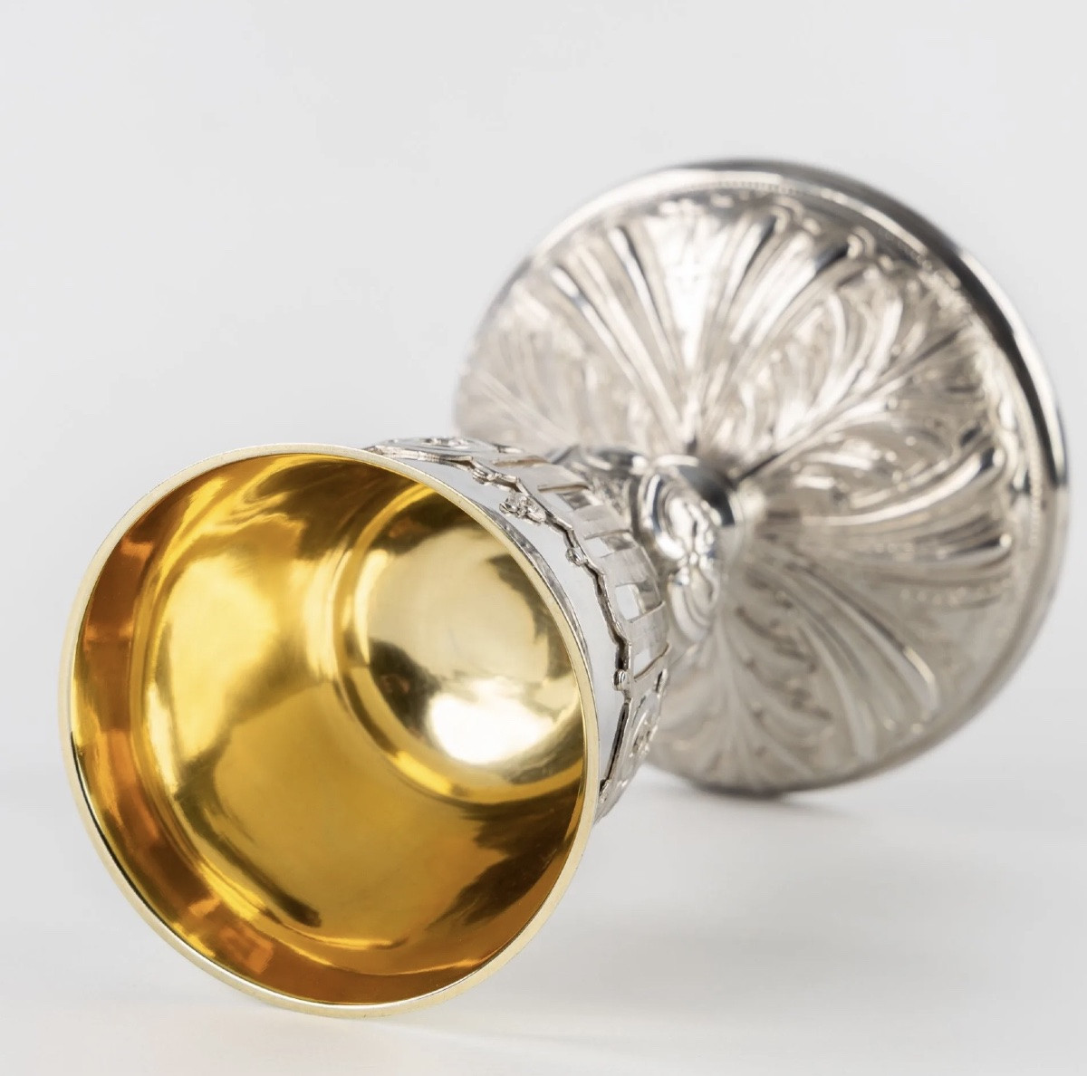 Lorient 1775, Pierre-Hyacinthe Cordé , Calice Louis XVI en argent massif -photo-3