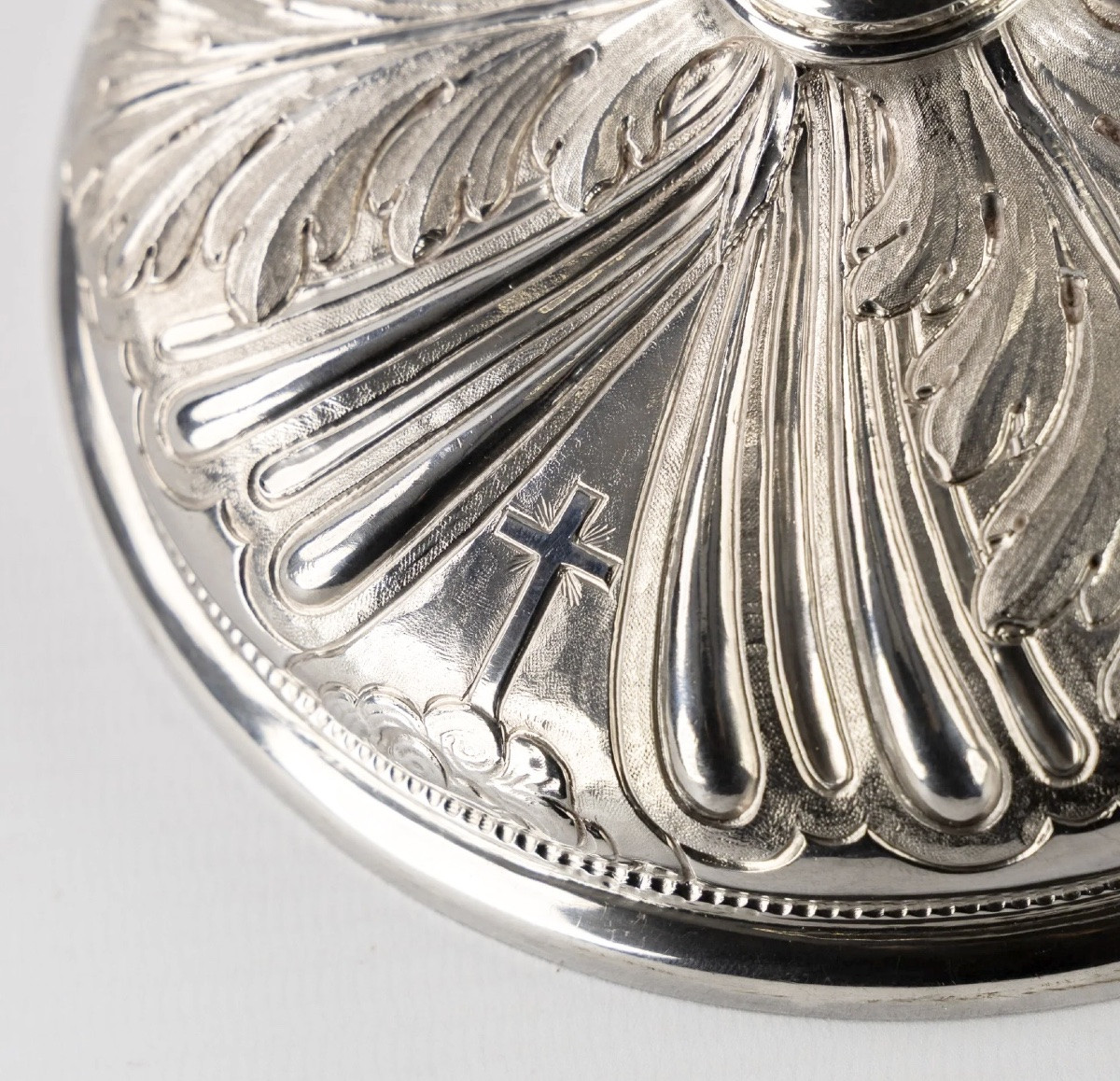 Lorient 1775, Pierre-Hyacinthe Cordé , Calice Louis XVI en argent massif -photo-1