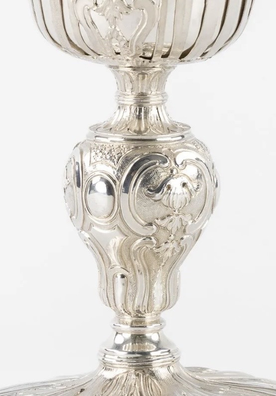 Lorient 1775, Pierre-Hyacinthe Cordé , Calice Louis XVI en argent massif -photo-4