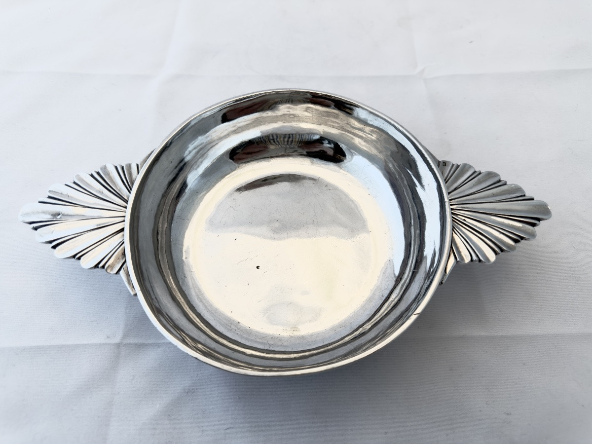 Lausanne 1750-1770, argent massif 916 \\% , écuelle, orfèvre illisible -photo-4