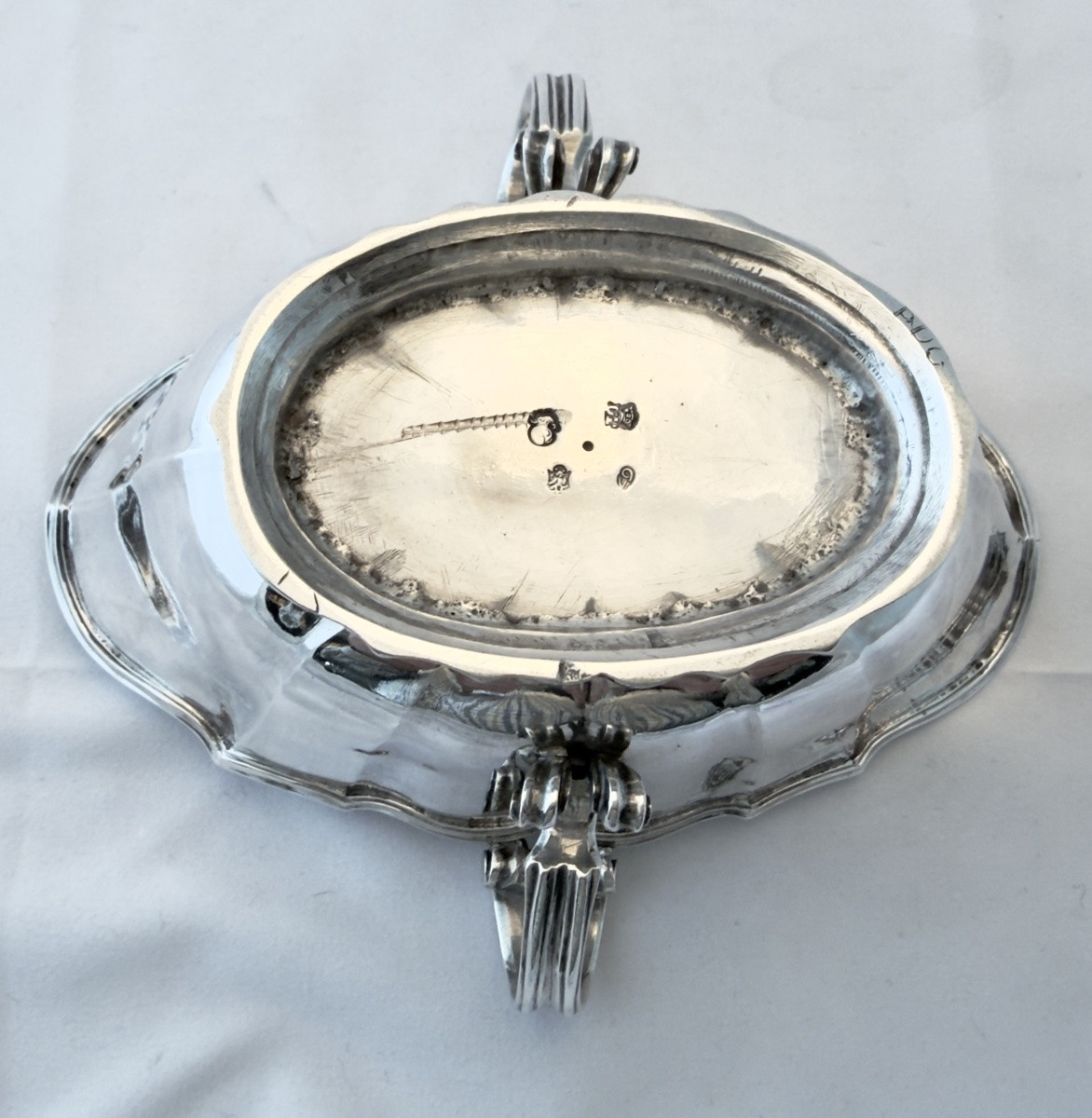 Ghent 1767, Sterling Silver , De Rynck Carolus , Saucer Louis XV-photo-3