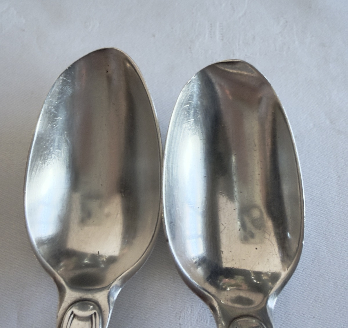 Valenciennes, Circa 1760, Solid Silver, Six Pieces Of Armorial Silverware-photo-2