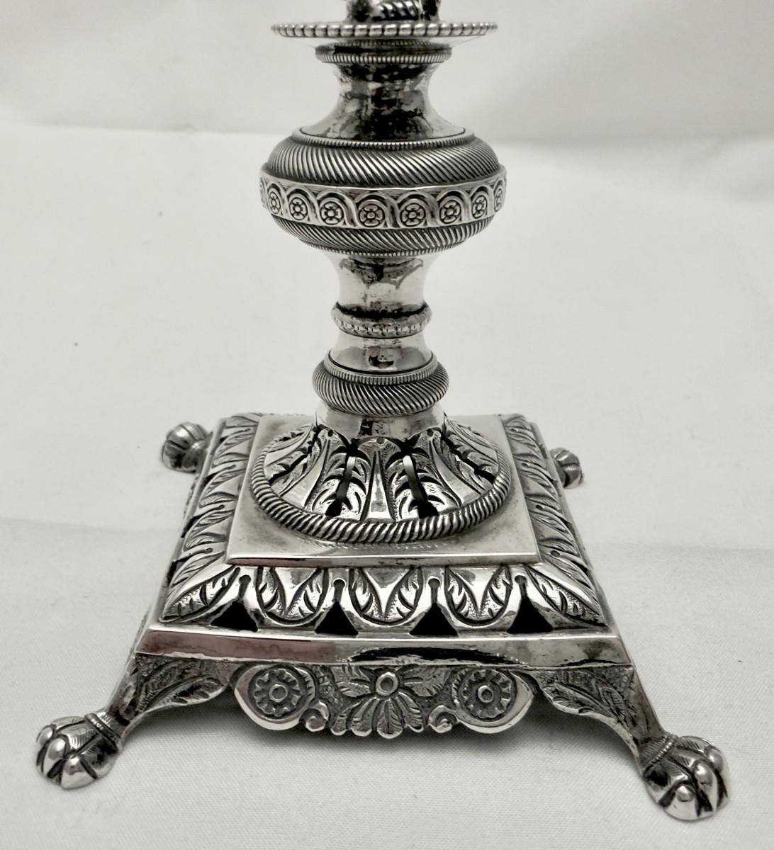 Porte-cure-dents en argent , 1840-1860, Lisbonne , Paliteiro -photo-6