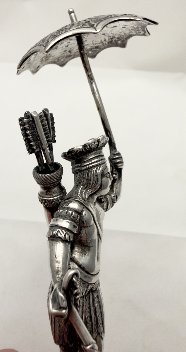 Porte-cure-dents en argent , 1840-1860, Lisbonne , Paliteiro -photo-7