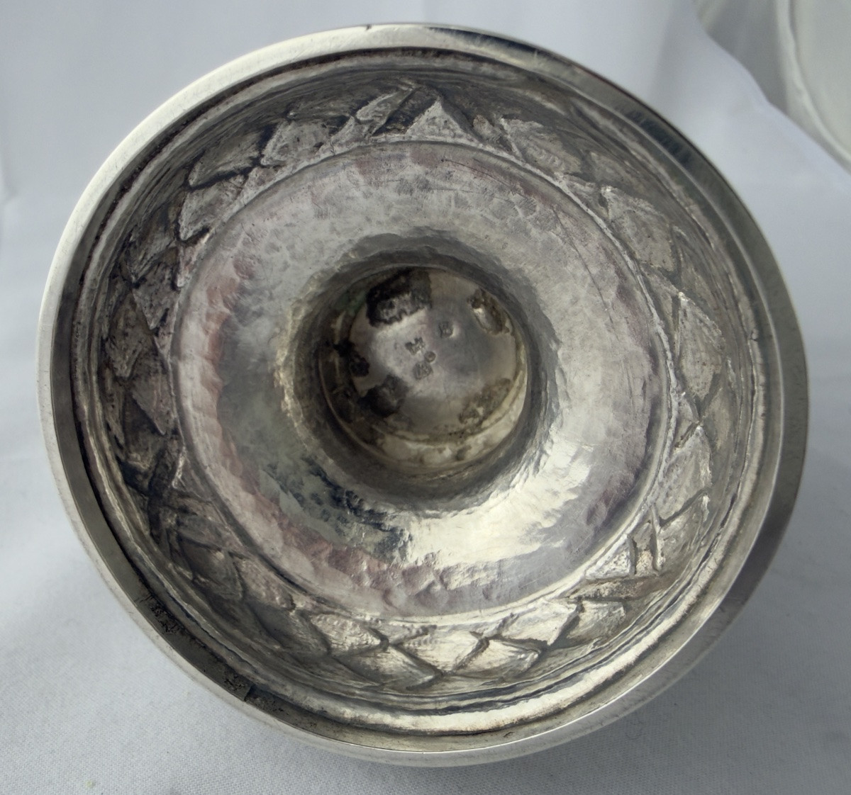 Ath 1787, Mustard Pot, Sterling Silver, Silversmith's Mark With Crowned D-photo-2