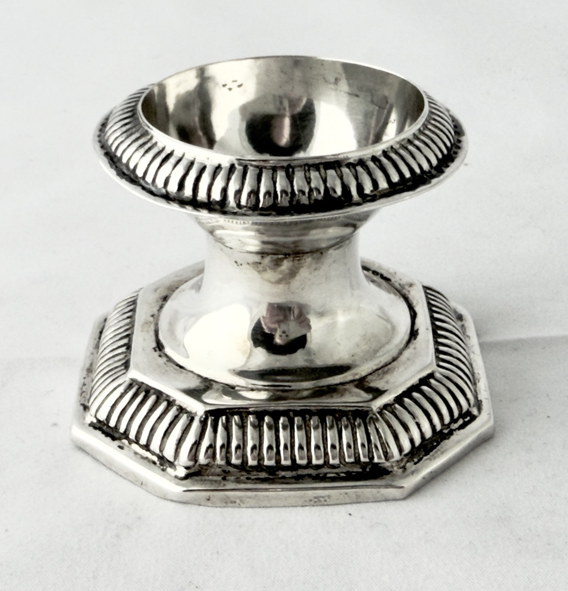 Saltcellar, 1700-1730, Sterling Silver, Former Southern Netherlands Trencher Salt -photo-7