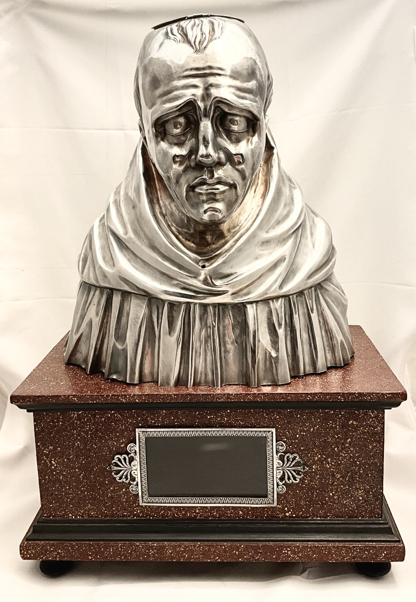 Paris 1812-1819, Reliquary Bust , Sterling Silver , Widow Paraud , Marguerite Hoguet-photo-2