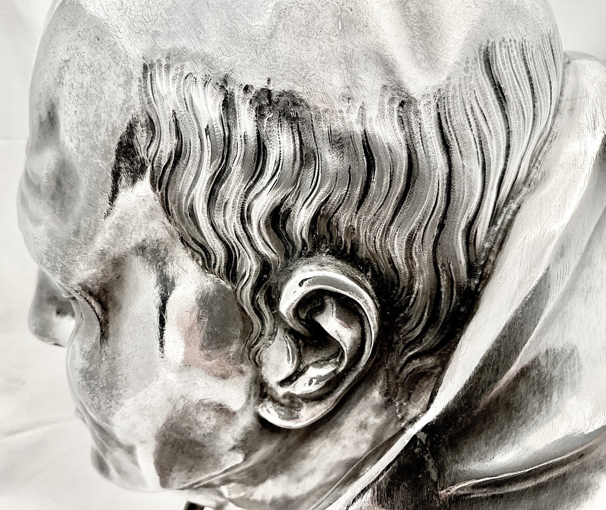 Paris 1812-1819, Reliquary Bust , Sterling Silver , Widow Paraud , Marguerite Hoguet-photo-2