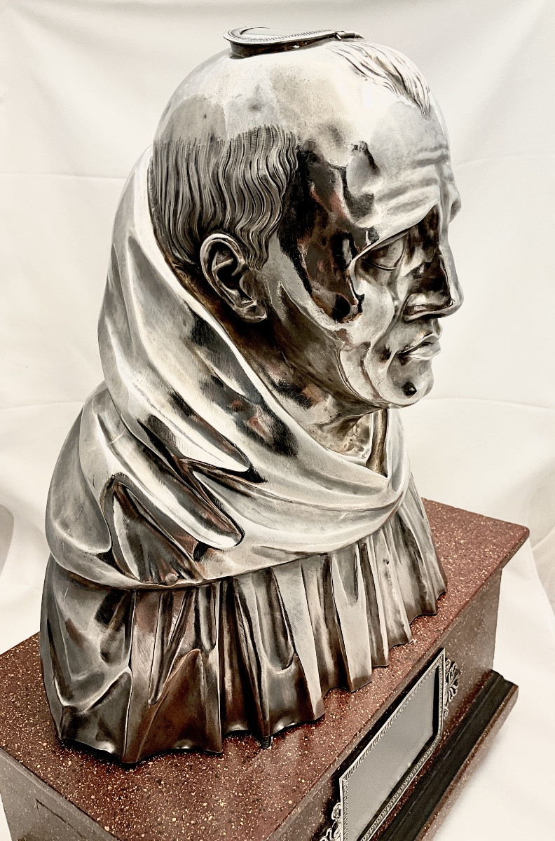 Paris 1812-1819, Reliquary Bust , Sterling Silver , Widow Paraud , Marguerite Hoguet