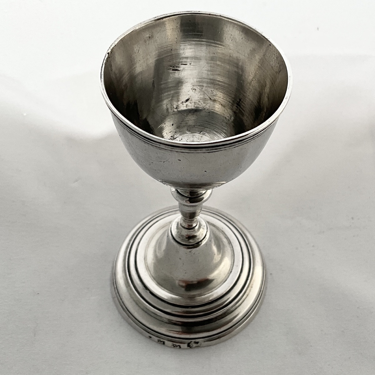 Soissons 1743-1760, Jacques Claude Pourcelle, coquetier en argent massif-photo-8