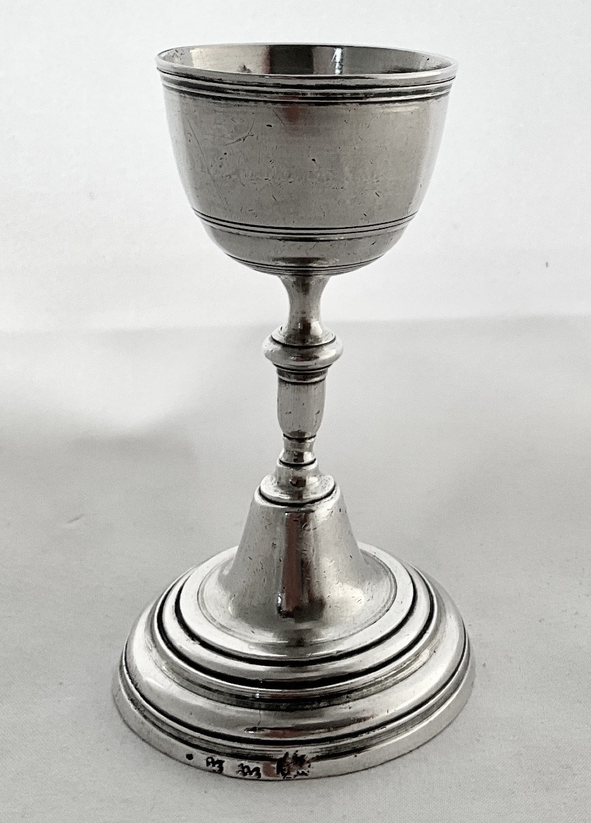Soissons 1743-1760, Jacques Claude Pourcelle, coquetier en argent massif