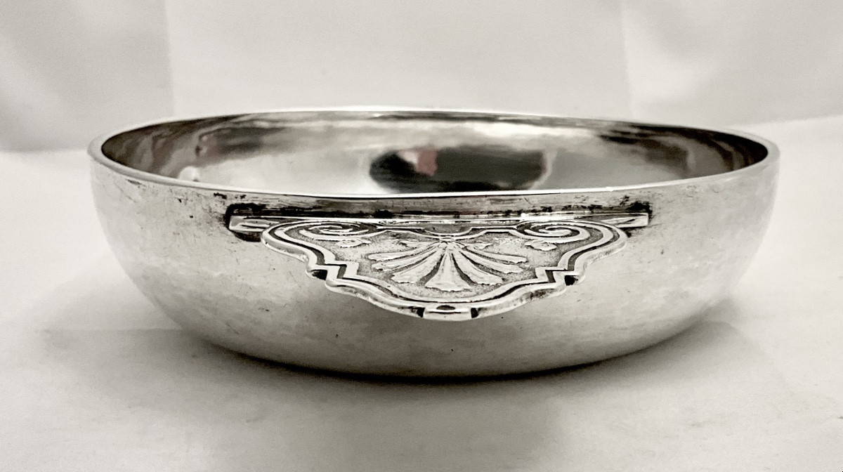 Grenoble 1724-1732, Salomon Ruinat, écuelle ou bouillon en argent massif , légumier -photo-5