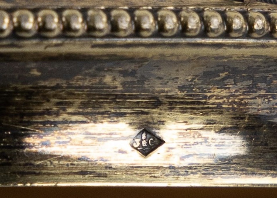 France vers 1850-70, vermeil et émaux , ciboire en argent massif-photo-2
