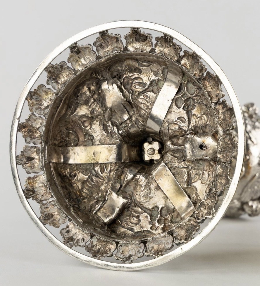  Antwerp 1678-1680 Joseph I Hennekin Baroque Silver And Vermeil Chalice-photo-1