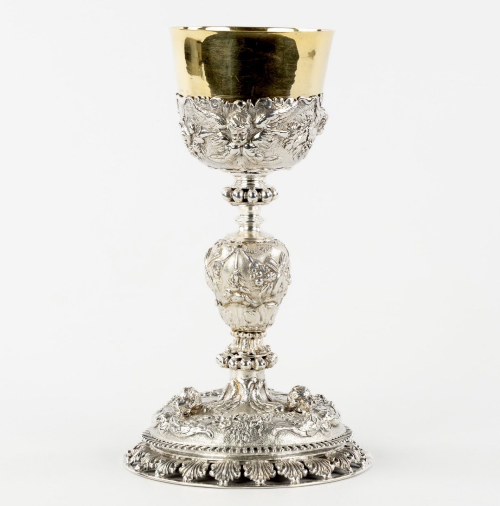  Antwerp 1678-1680 Joseph I Hennekin Baroque Silver And Vermeil Chalice-photo-3