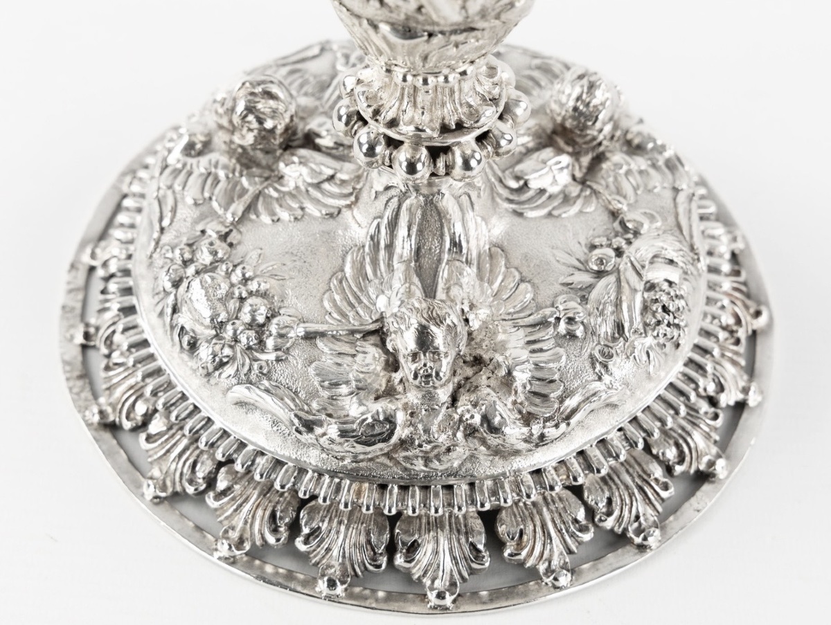  Antwerp 1678-1680 Joseph I Hennekin Baroque Silver And Vermeil Chalice